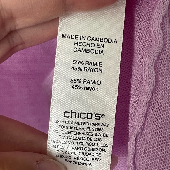 Chico’s | Yelena Convertible Cardigan Sweater 🆕 Lightweight Breathable Summer - Picture 5 of 5